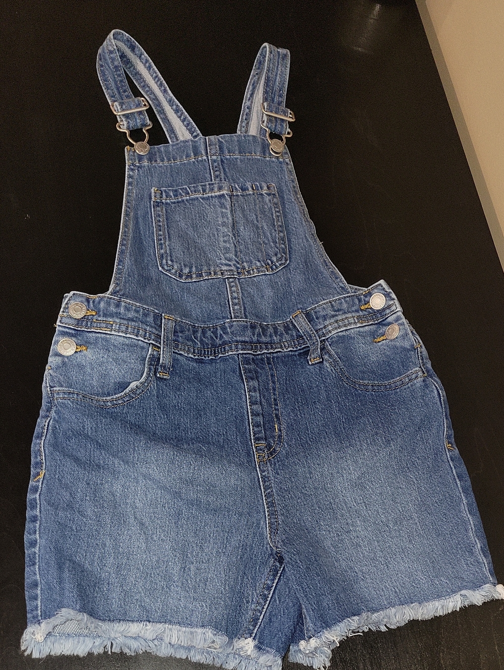 Cat & Jack Light Blue Denim Short Overalls